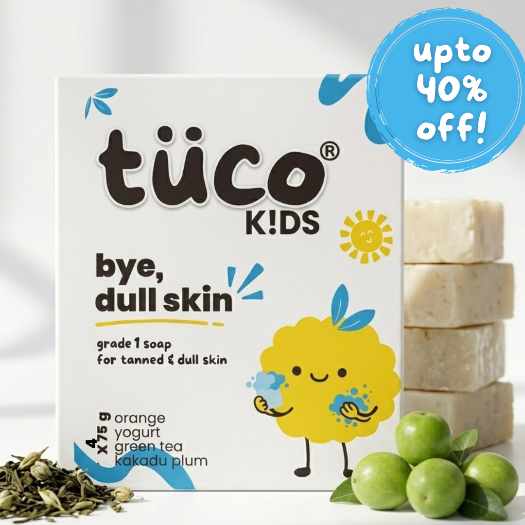 Bye, Dull Skin Kids Soap (Pack of 4) — natural kids skincare | Tuco Kids