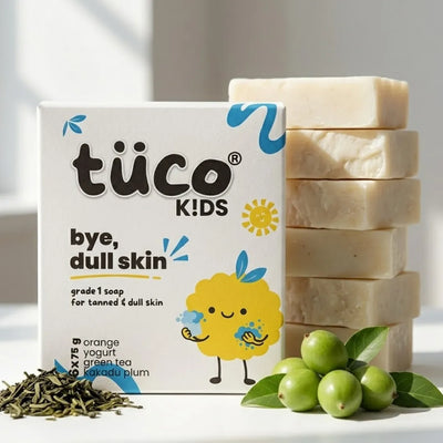 Bye, Dull Skin Kids Soap with Turmeric Pack of 6