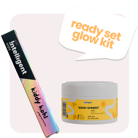 Ready Set Glow: Sunscreen 50g + Kiddy Kajal