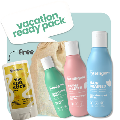 Make every adventure carefree with the Tuco Kids Vacation Ready Pack! Includes a gentle shampoo for soft hair, a refreshing shower gel for fun bath time, a moisturizing lotion for delicate skin, and a FREE sunscreen stick for easy sun protection. Lightweight, travel-friendly, and thoughtfully designed to keep your child fresh, protected, and happy on every vacation!







