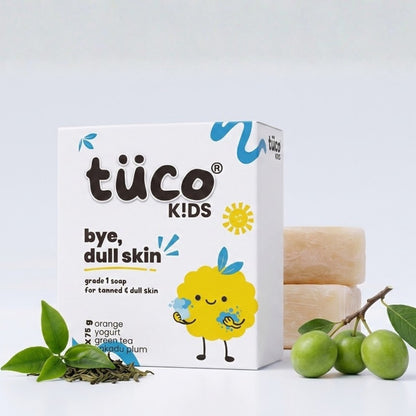 bye, dull skin kids soap (pack of 2)!