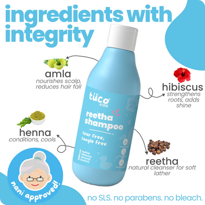 Natural Shampoo for Kids - 300 ml