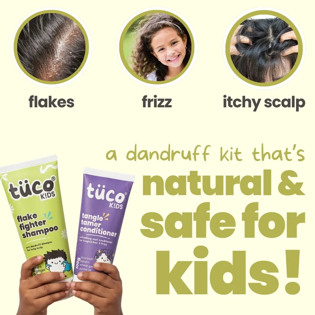 Anti-Dandruff Kit for Kids: Complete Haircare — key ingredients | Tuco Kids