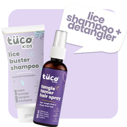 natural lice shampoo + hair detangler for kids — natural kids skincare | Tuco Kids