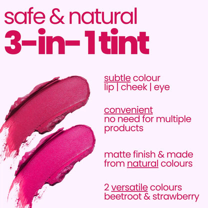 Beetroot & Strawberry Triple Tints