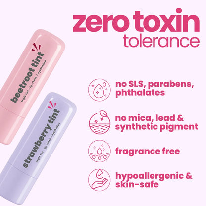 Beetroot & Strawberry Triple Tints