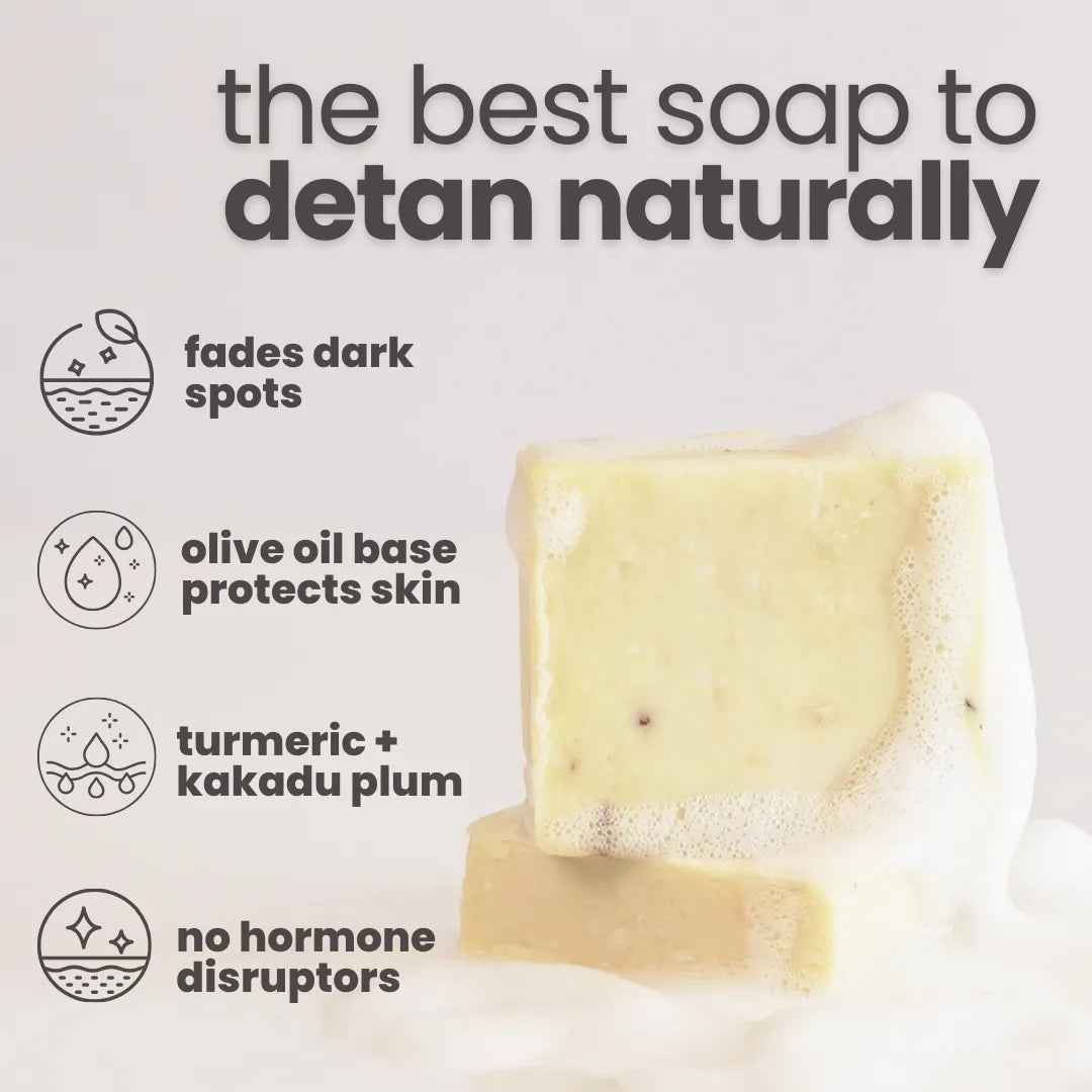 Bye, Dull Skin Kids Soap with Turmeric Pack of 3