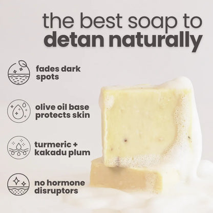 Bye, Dull Skin Kids Soap with Turmeric Pack of 3
