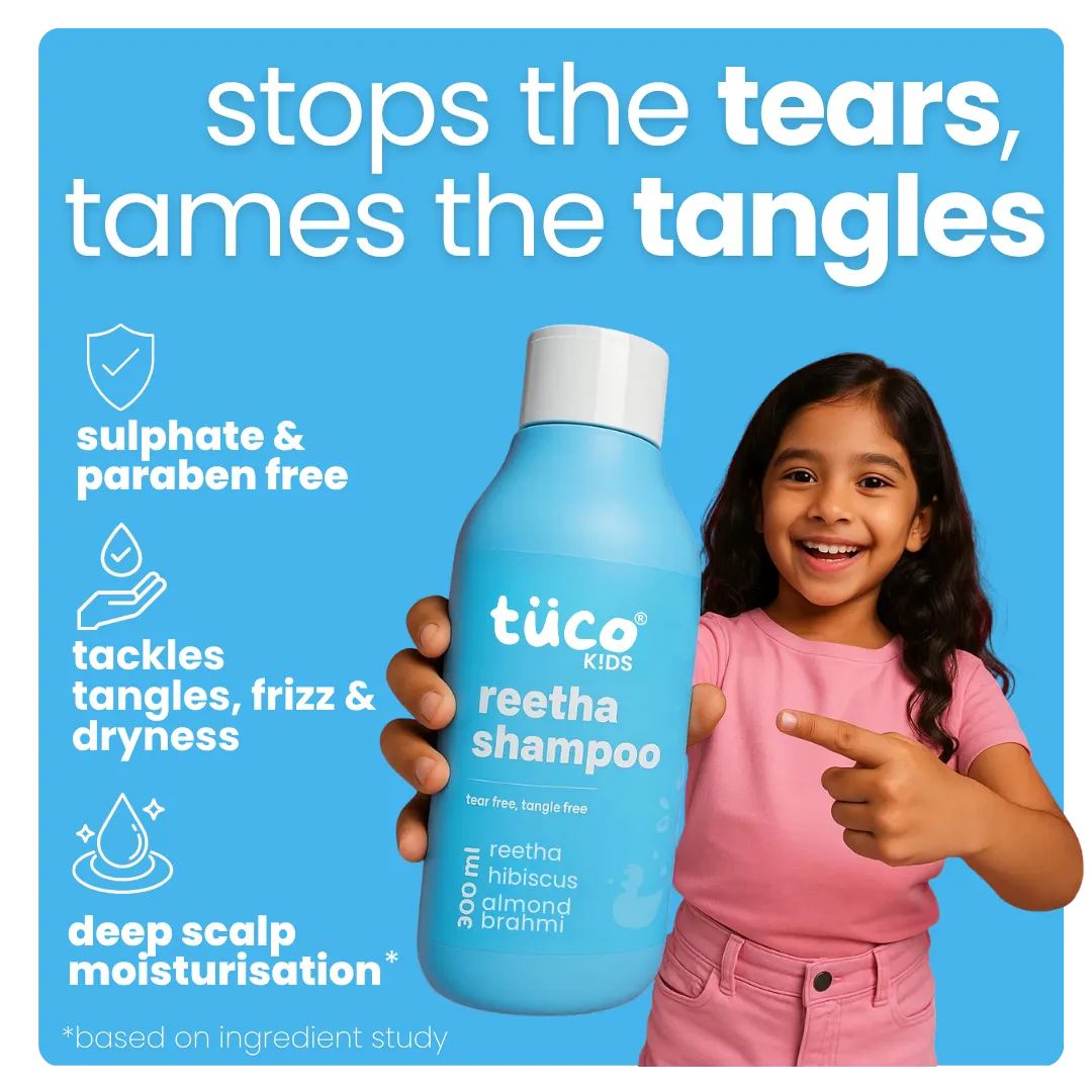 Tuco Kids Mild Sulphate-Free Natural Shampoo Hibiscus Reetha