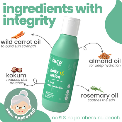 Body Lotion. (100ml) — how to use | Tuco Kids