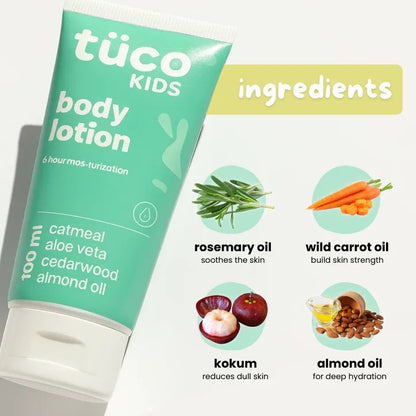 Formulated with natural plant-based ingredients like kokum, almond, rosemary and carrot - perfect for growing, sensitive skin. Free from harsh and toxic chemicals.