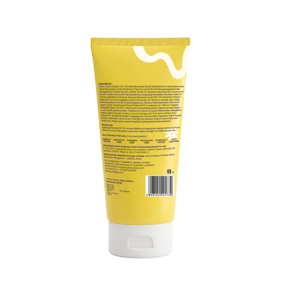 Body Lotion + Sunscreen SPF 30 (100ml) — back of pack, ingredients & product details | Tuco Kids