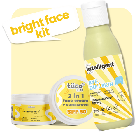 Bright Face Kit : Facewash + Sunscreen