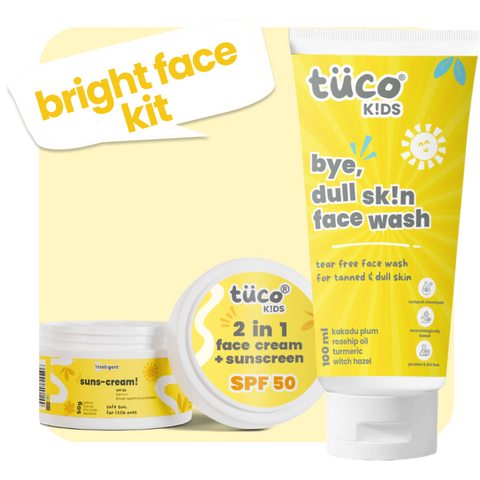 Bright Face Kit : Facewash + Sunscreen