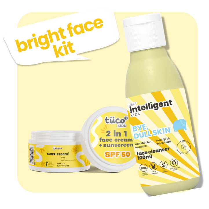 Bright Face Kit : Facewash + Sunscreen