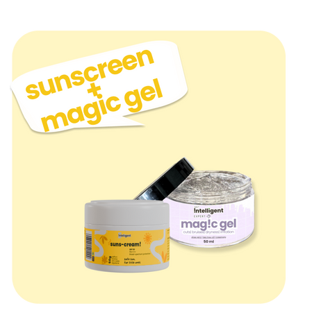 Sunscreen (SPF 50) + Magic Gel