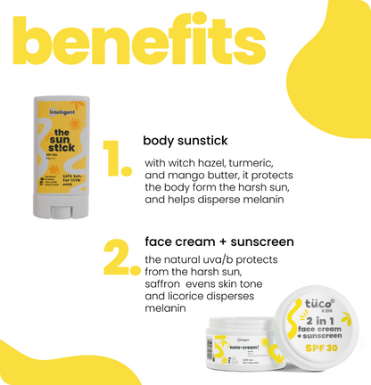 Sun-Stick + Sunscreen (SPF 30)