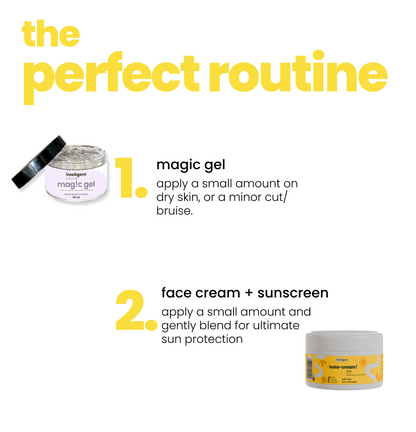 Sunscreen (SPF 50) + Magic Gel