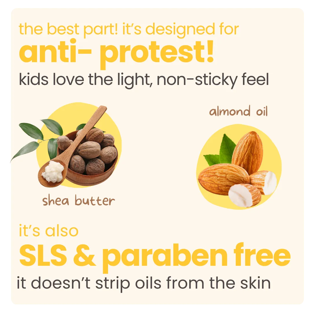Bye Dull Skin Body Lotion. (4.5g) — safe for kids ingredients | Tuco Kids