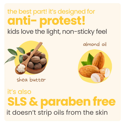 Bye Dull Skin Body Lotion. (4.5g) — safe for kids ingredients | Tuco Kids