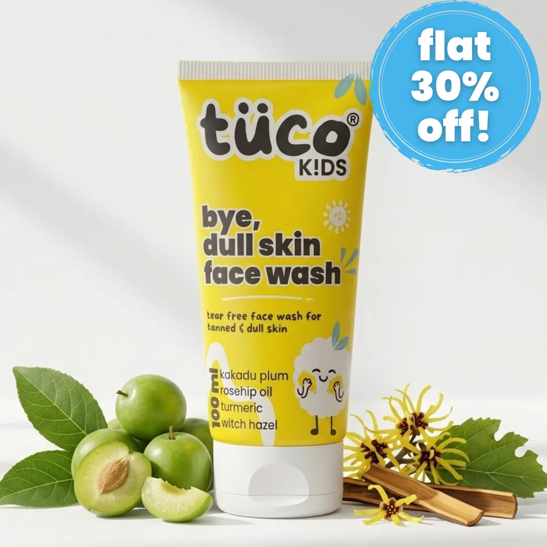 bye, dull skin face wash for kids 100ml! — natural kids skincare | Tuco Kids