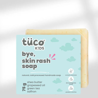 Bye, skin rash natural soap for kids - 3x75g — natural kids skincare | Tuco Kids