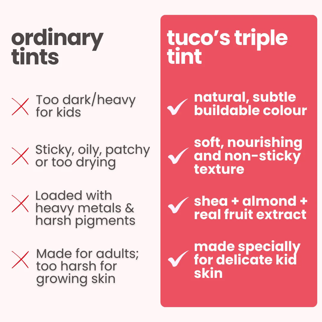 Cherry Triple Tint For Kids - gentle formula