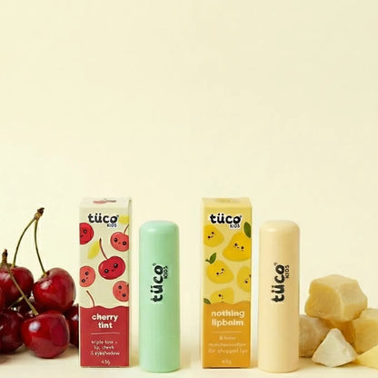 Cherry Triple Tint & Nothing Lip Balm