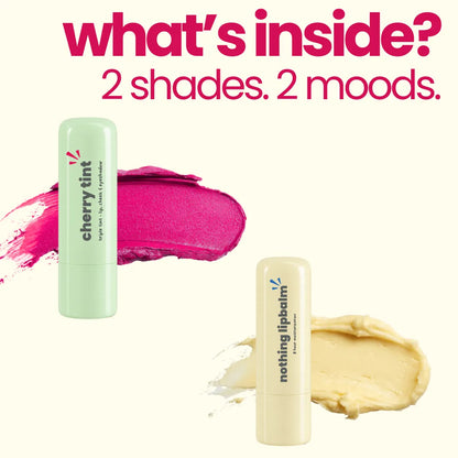 Cherry Triple Tint & Nothing Lip Balm
