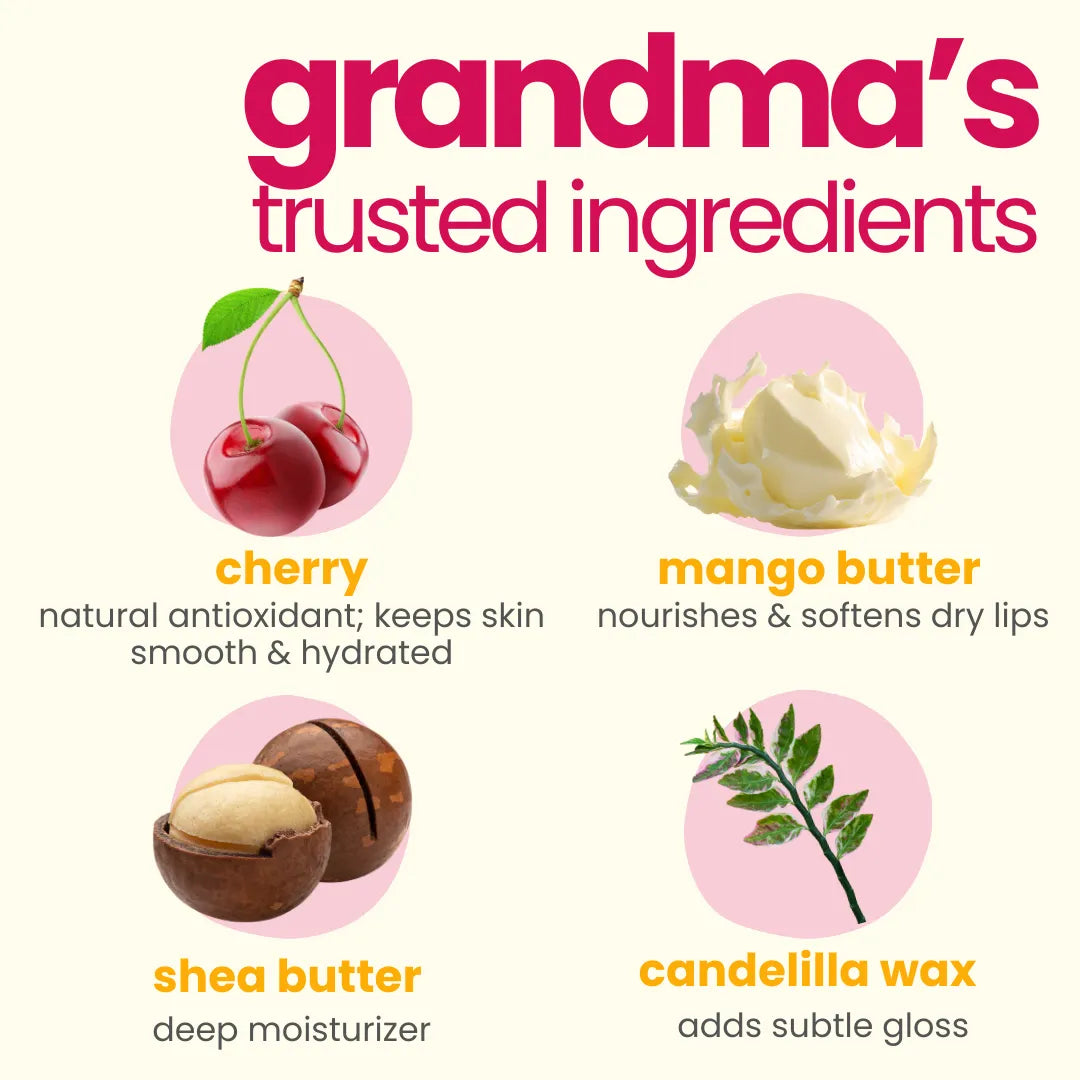 Cherry Triple Tint & Nothing Lip Balm