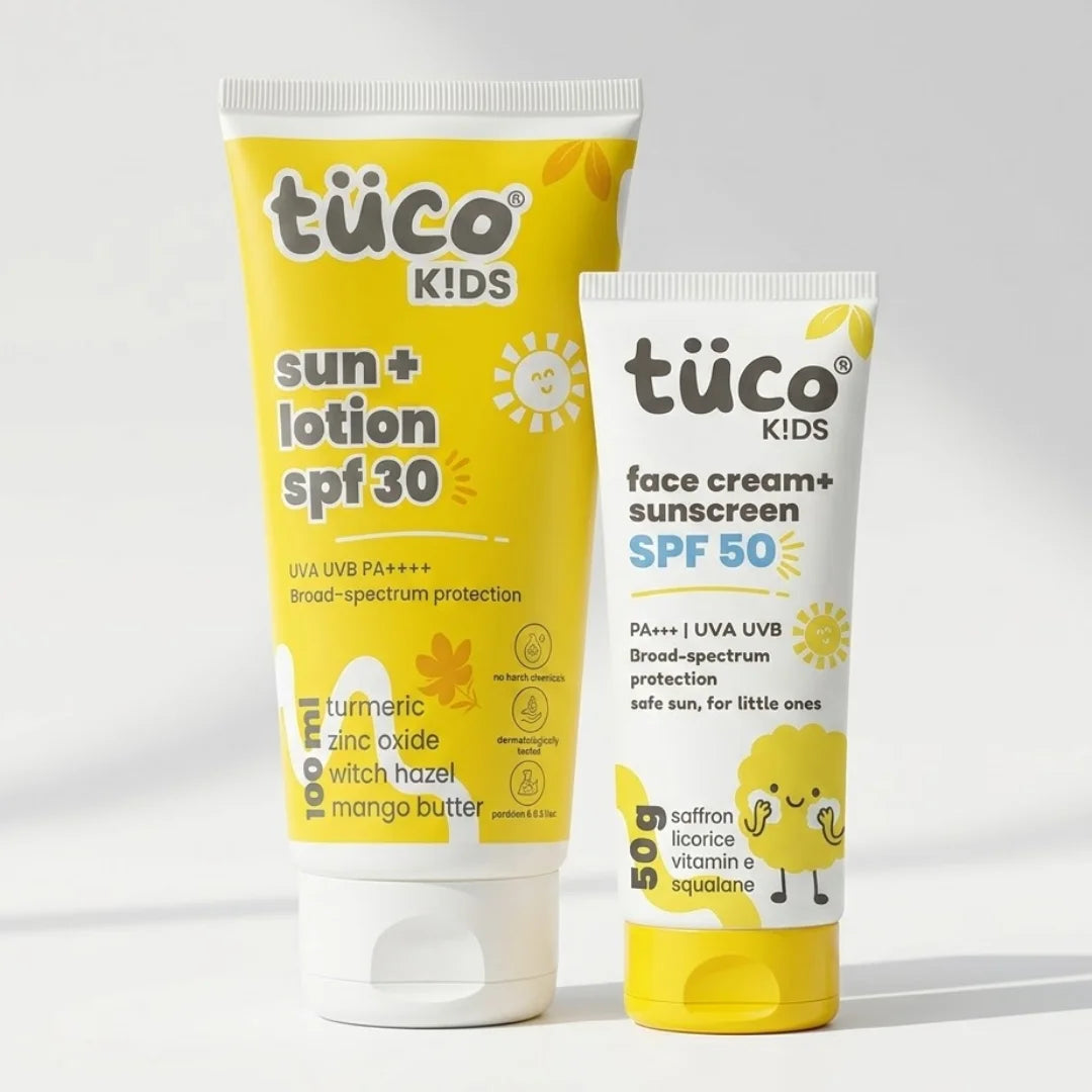 Tuco Kids Complete Sun Protection Kit – SPF 50 Sunscreen and Body Lotion for kids aged 3 to 15