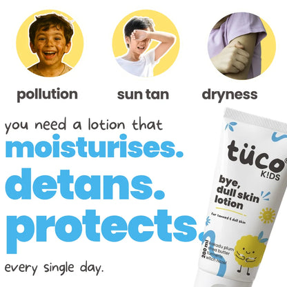 Bye, Dull Skin Body Lotion for Kids - 200 ml