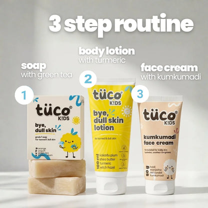 Detan Kit: Soap + Kumkumadi Face Cream + Lotion