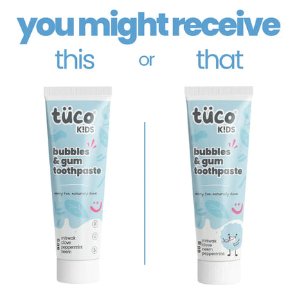 bubbles & gum toothpaste. (pack of 1)