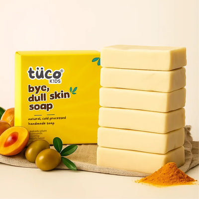 Bye, Dull Skin Kids Soap with Turmeric Pack of 6