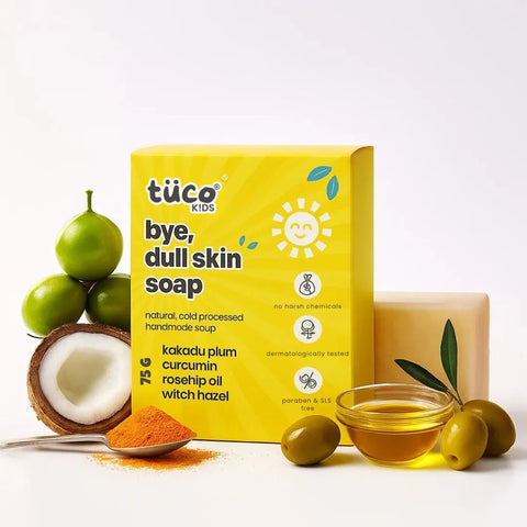 bye, dull skin handmade soap.