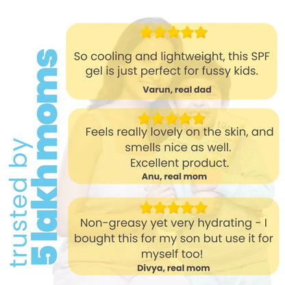 Gel Sunscreen SPF 50 - gentle formula for kids