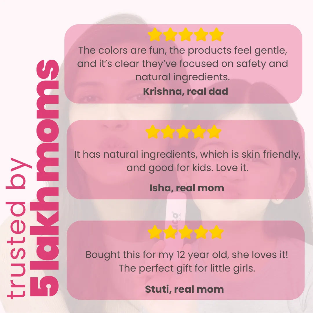 Tuco Kids Glam Makeup Kit trusted by 5 lakh moms – 5-star reviews for safe, natural makeup for kids