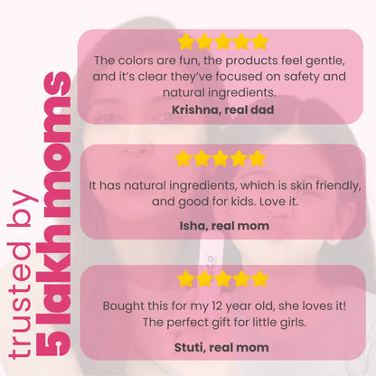 Tuco Kids Glam Makeup Kit trusted by 5 lakh moms – 5-star reviews for safe, natural makeup for kids