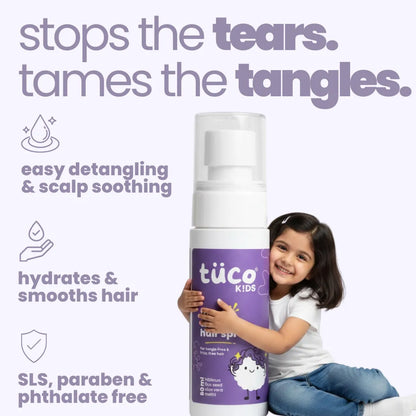Hair Detangler Spray For Kids | Tuco Kids
