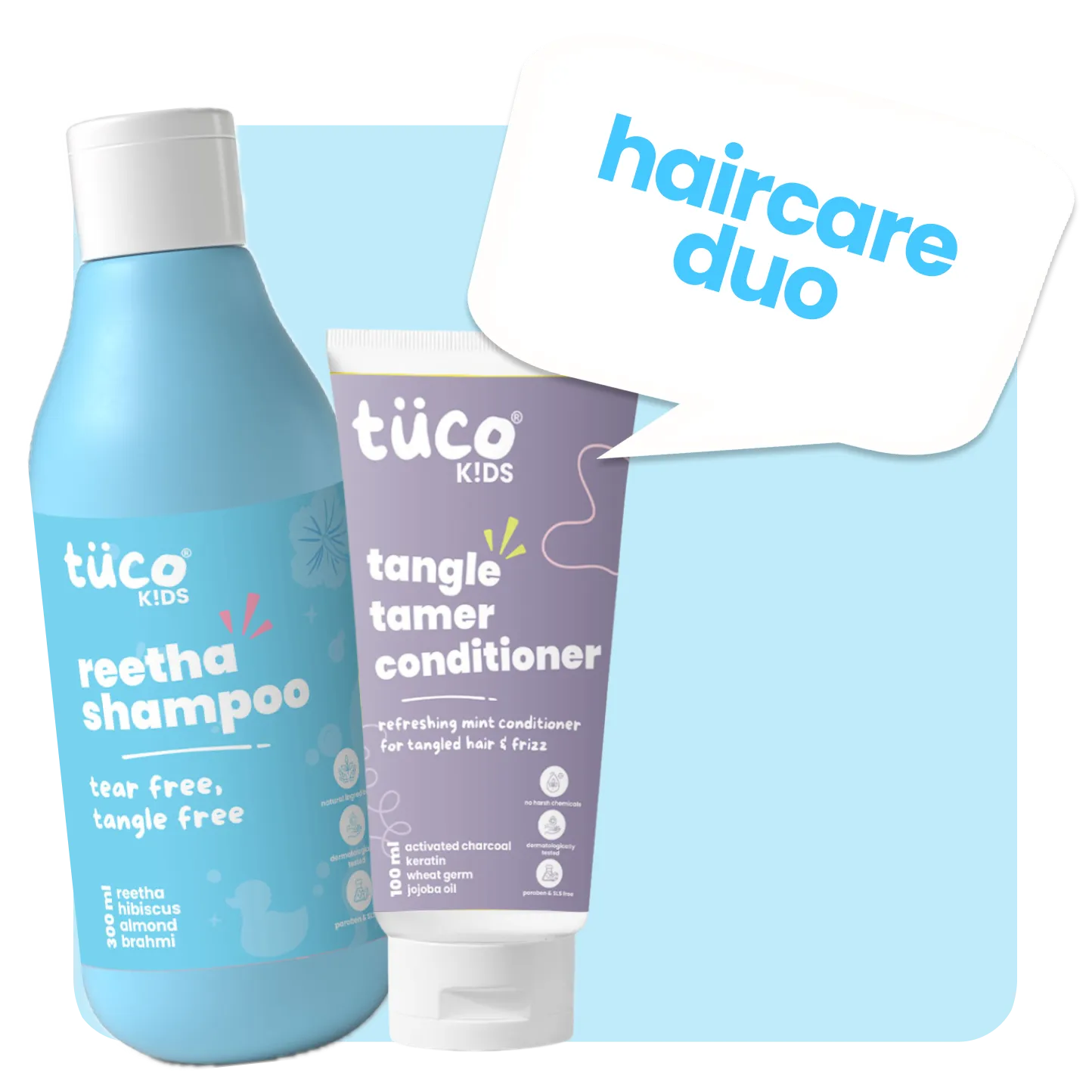 Haircare Duo: Shampoo 300ml + Conditioner 100g