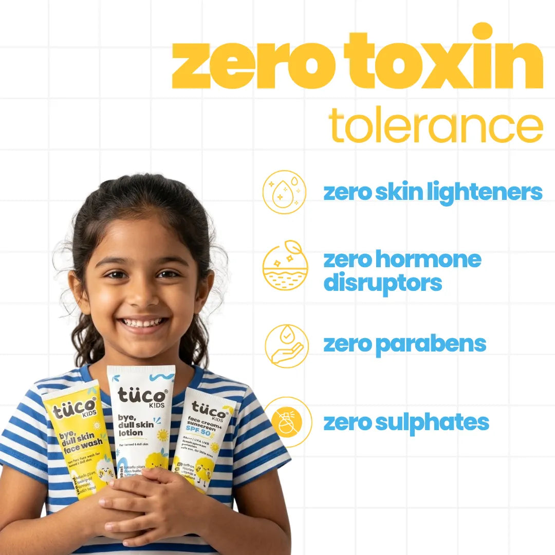 Tuco Kids Haldi Kit SPF 50 – zero toxins, no skin lighteners, parabens or sulphates for kids
