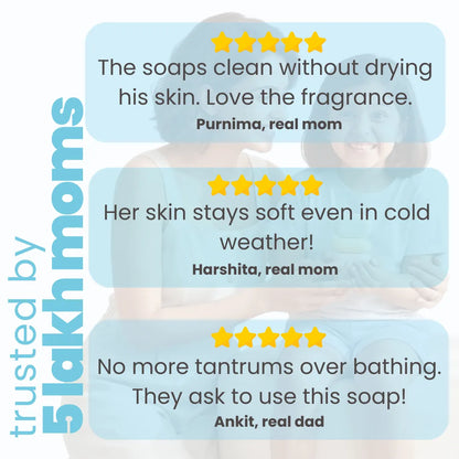Kids Daily Soap Pack of 4 — Moisturising Natural Soap | Tuco Kids