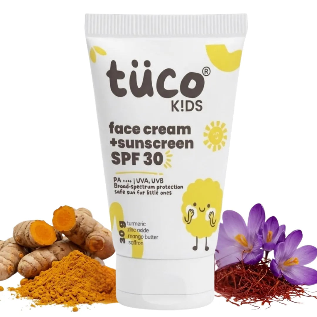 Kids Sunscreen SPF 30 30g — Lightweight Natural Sun Protection | Tuco Kids