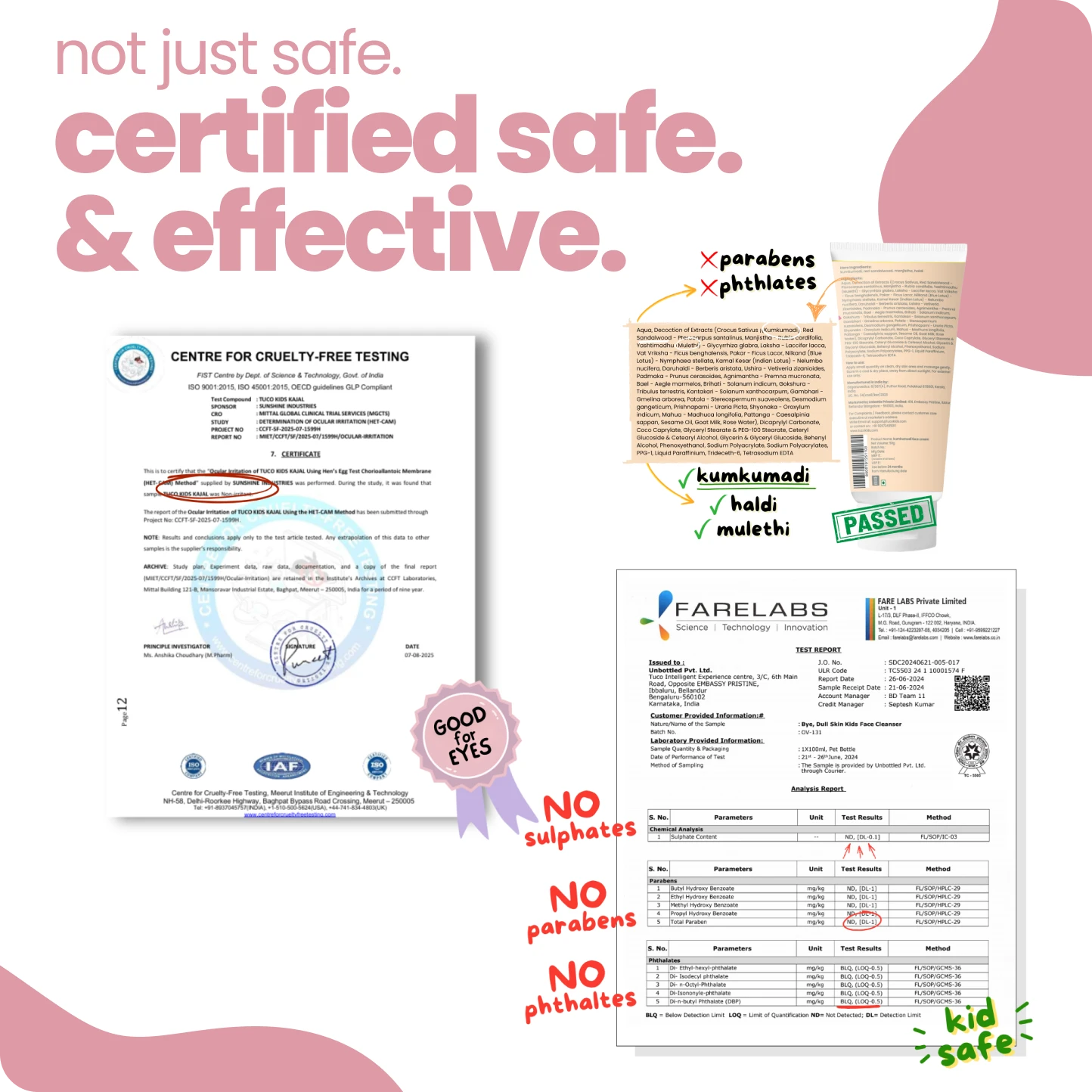 Festive Glow Kit: Dull Skin Face Wash + Kumkumadi Face Cream + Castor Kajal