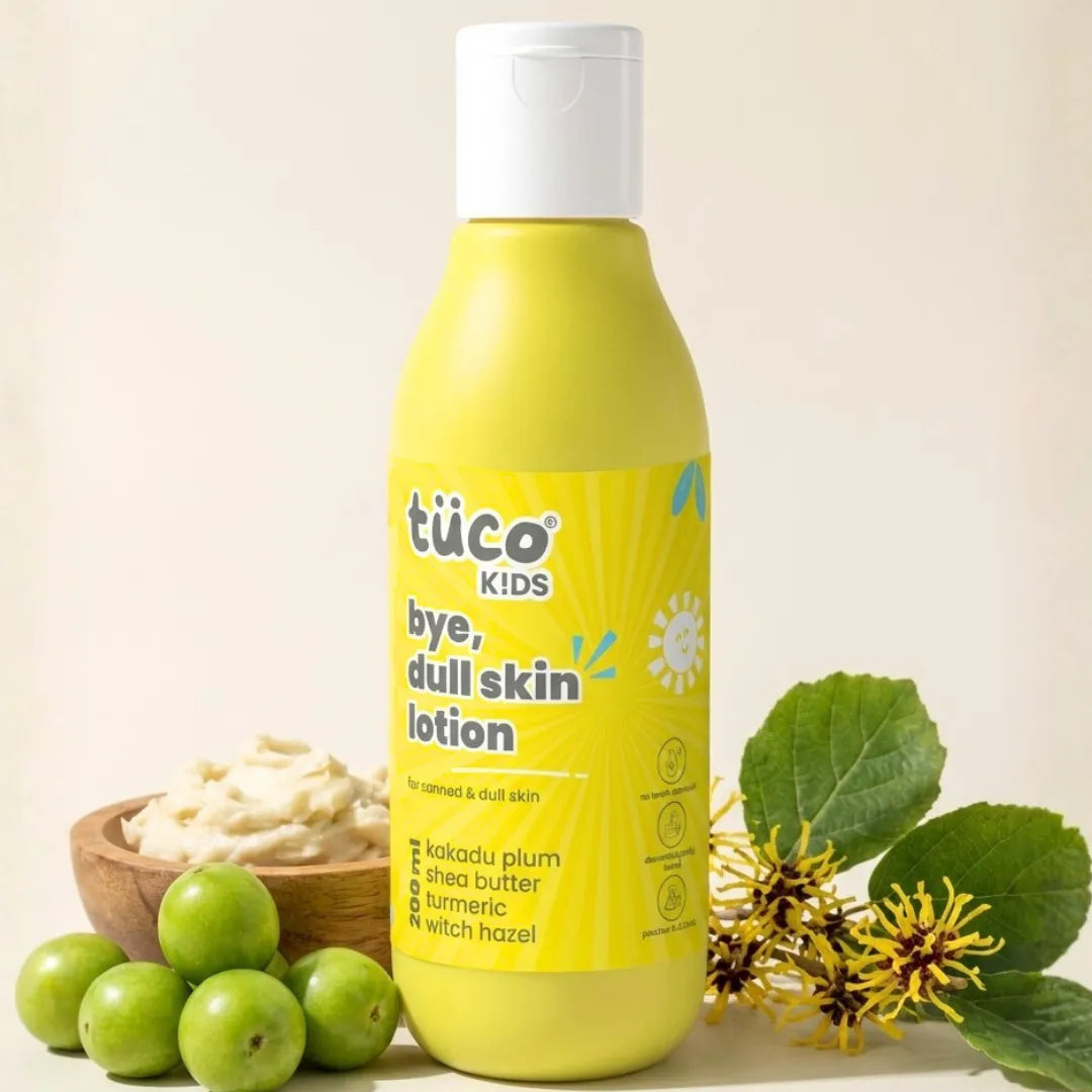 Turmeric Body Lotion for Kids: Dull, Dry Skin Moisturizer for Children
