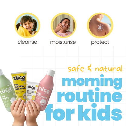 5 min morning skincare routine for kids
