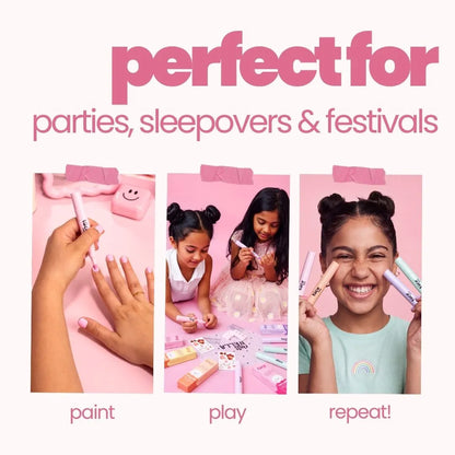 Nail Paint Brush Pen - Berry Pink — perfect for parties and sleepovers | Tuco Kids