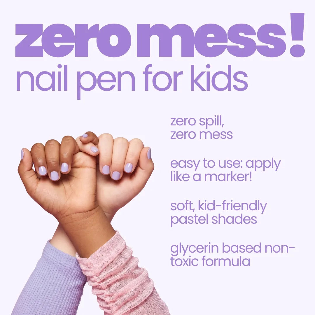 Nail Paint Brush Pen - Fairy Purple — zero-mess features overview | Tuco Kids