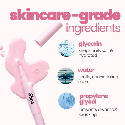 Nail Paint Brush Pen - Soft Pink — skincare-grade ingredients | Tuco Kids